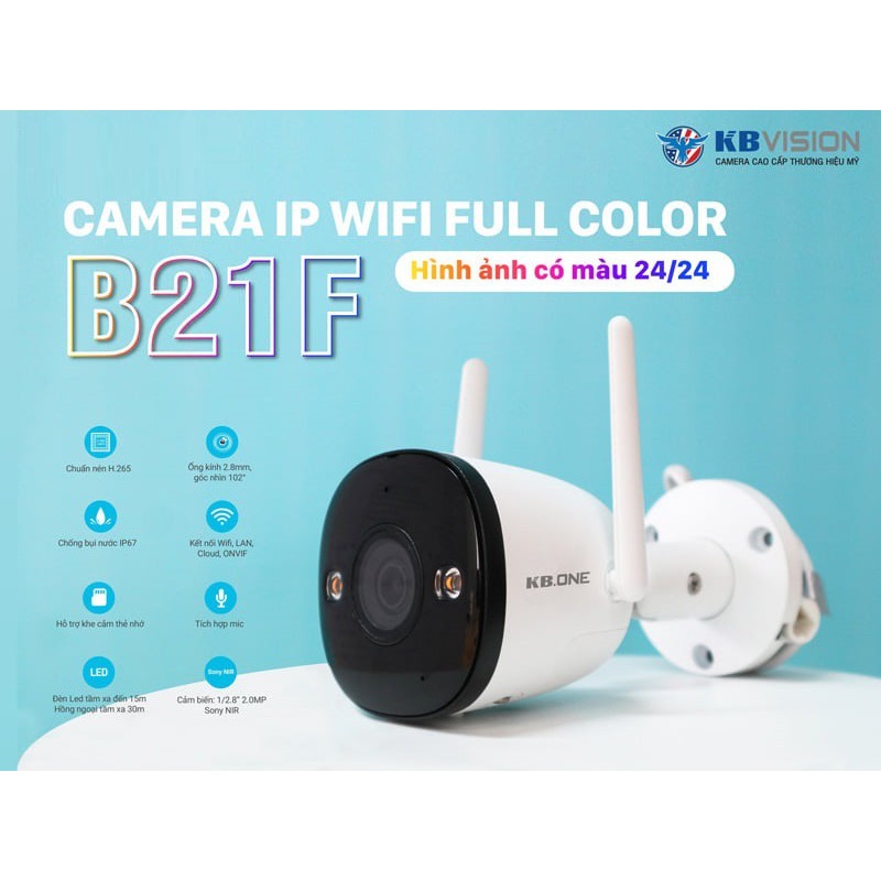 CAMERA WIFI KBONE KN-B21F